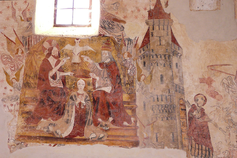 2009_cloture-CoDep_06, Eglise Saint-Pierre-es-Liens de Martignac, fresques du 15eme.jpg